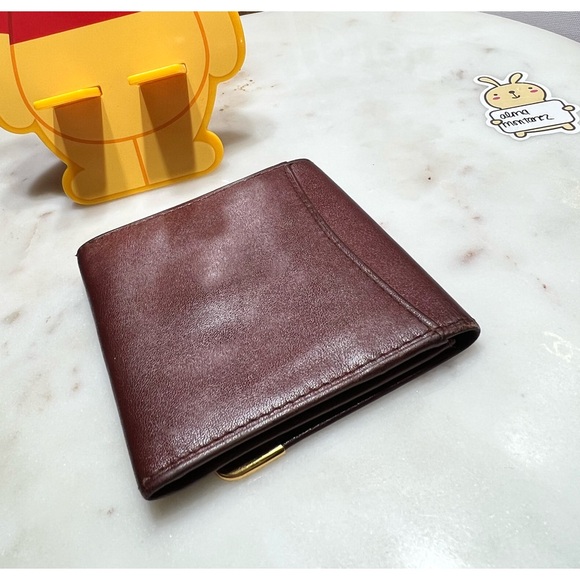 Cartier Wallet Purse Coin Purse Mastline Red leather Woman Authentic EUC - Picture 5 of 13